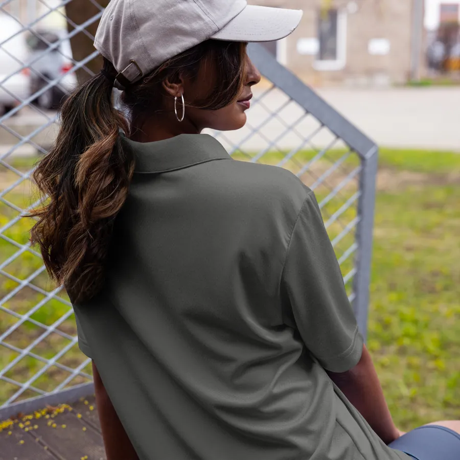 Champion MVP adidas space-dyed polo with the Champion MVP logo