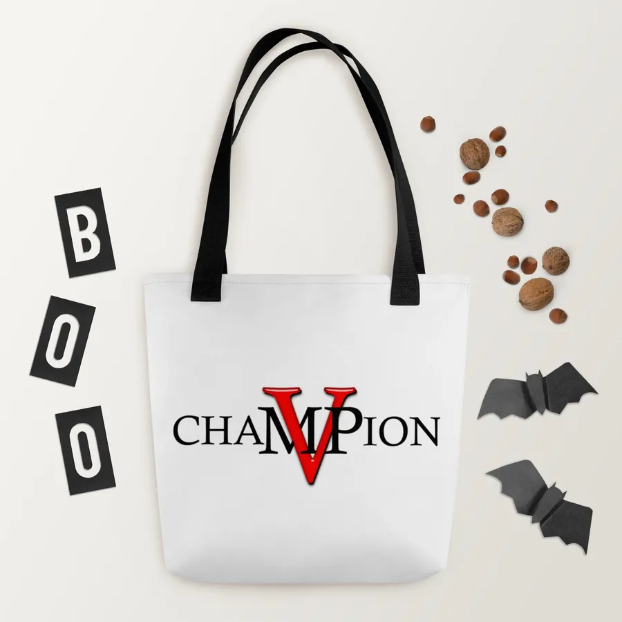 Champion MVP tote bag with the Champion MVP logo