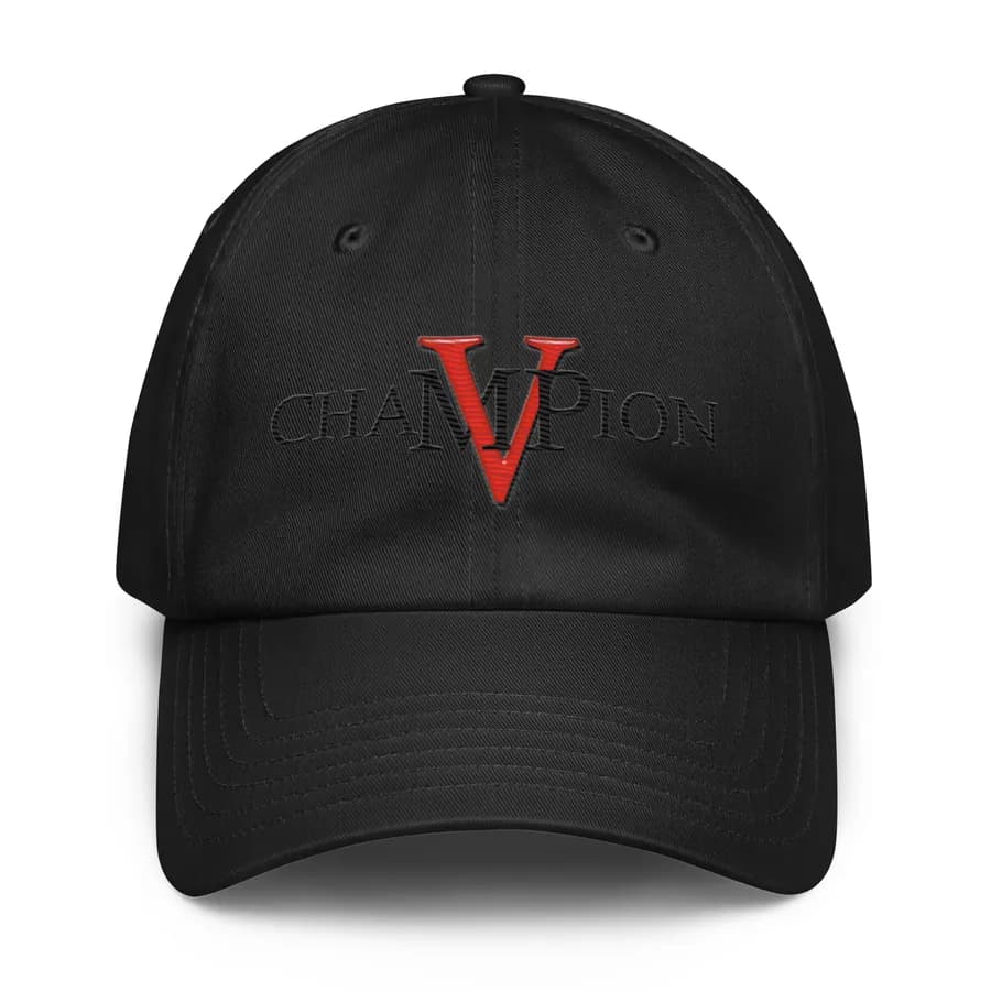 Champion MVP under armour dad hat with the Champion MVP logo