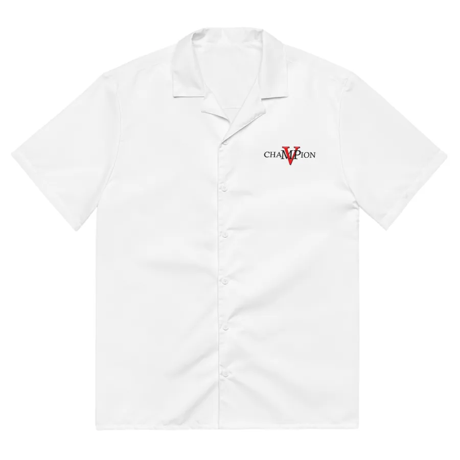 Champion MVP unisex button shirt with the Champion MVP logo