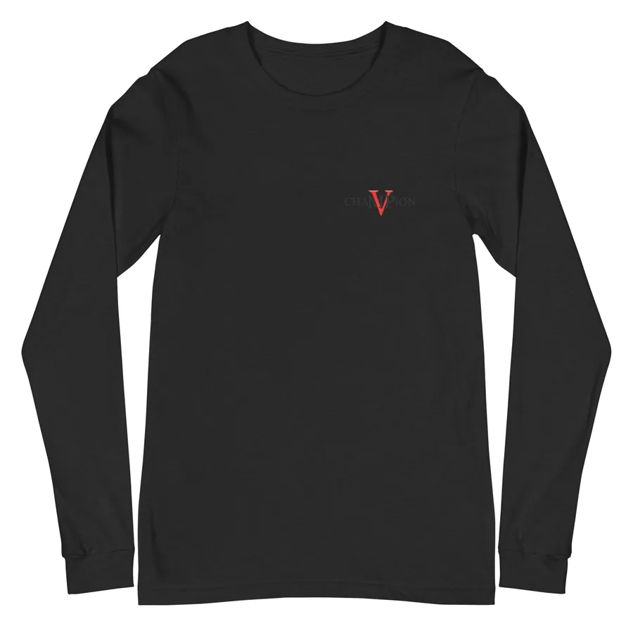 Champion MVP unisex long sleeve tee with the Champion MVP logo