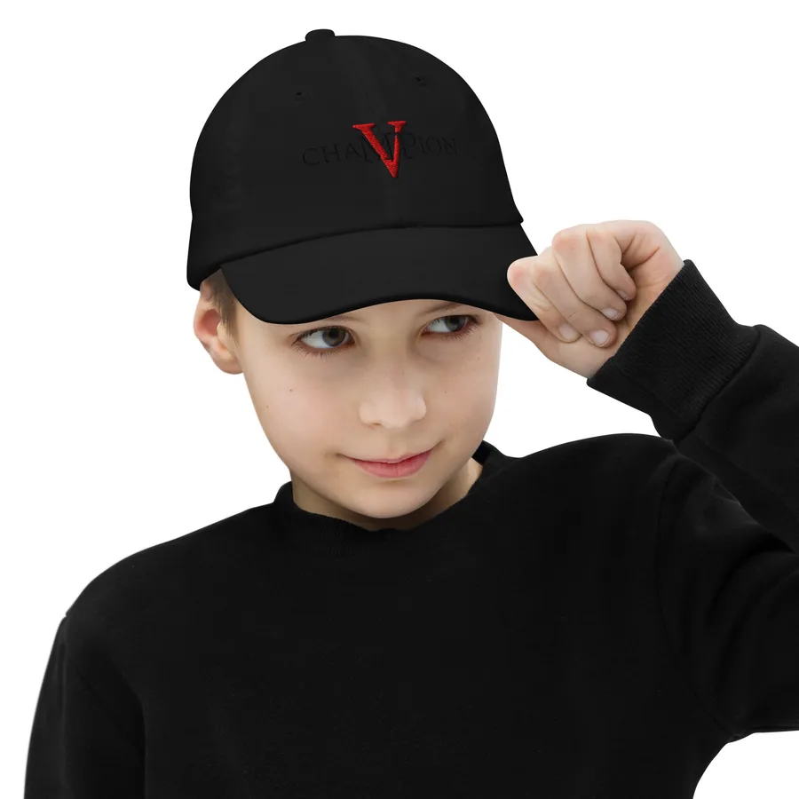 Champion MVP youth baseball cap with the Champion MVP logo